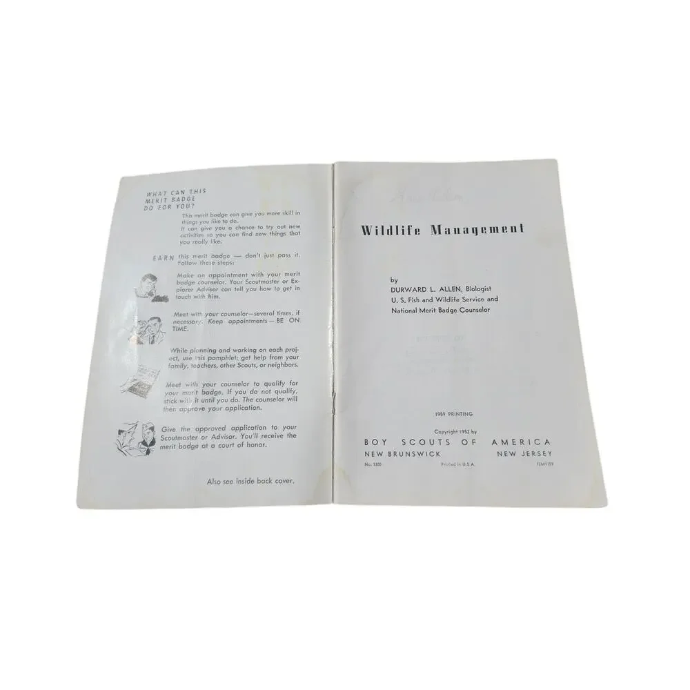 Vintage 1957 & 1959 Boy Scouts of America Merit Badge Booklets BSA Americana